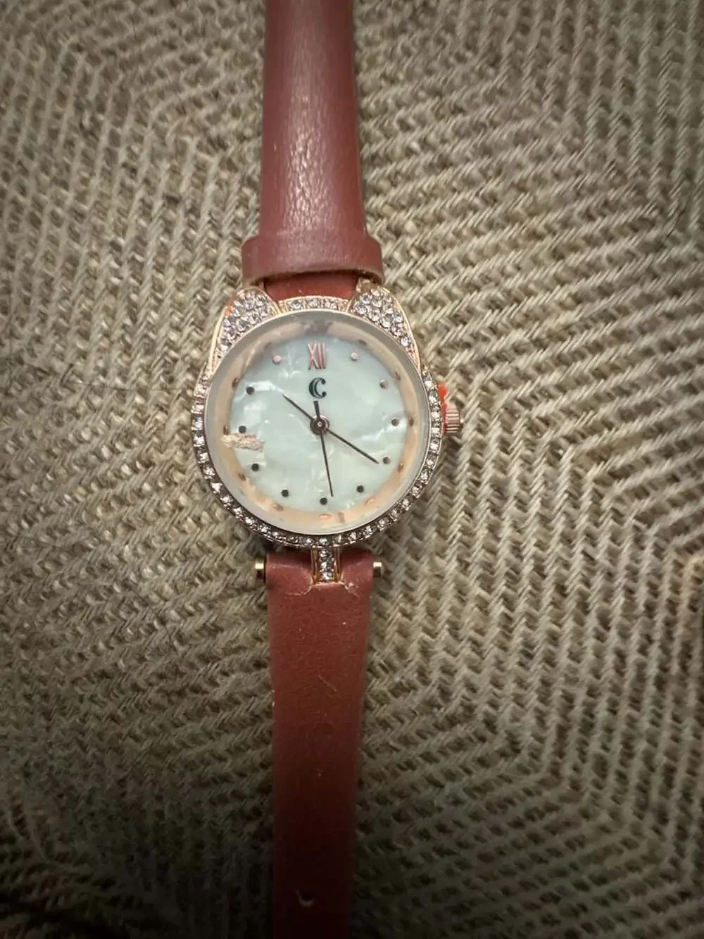Charming Charlie brown watch